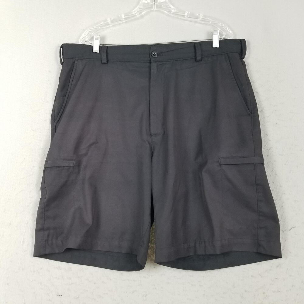 Snake Eyes Dry-18 Shorts Mens 38 Black Golf Cargo‎ Polyester Performance